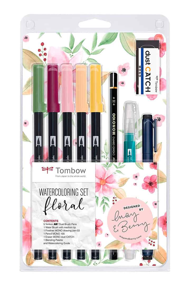 Set Rotuladores Acuarelables Floral Tombow - Sets Tombow - Goya