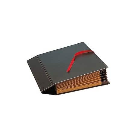 Clasificador fuelle PVC Folio Negro