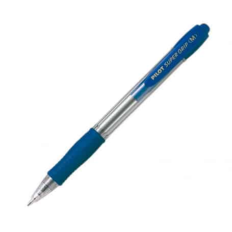 Bolígrafo Pilot Super Grip azul