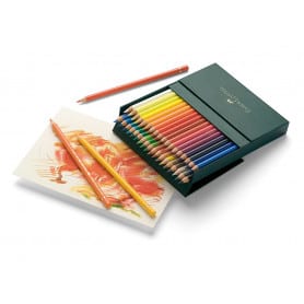 Estuche Piel 36 Lápices Polychromos Faber Castell