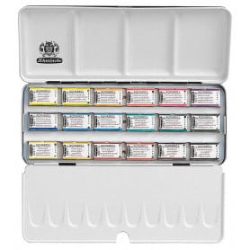 Caja de18 colores de Acuarela Horadam metálica Schmincke
