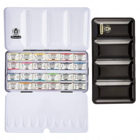 Caja Metálica de Acuarelas Horadam 24 colores Schmincke