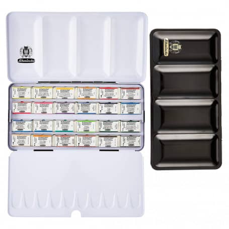 Caja Metálica de Acuarela Horadam 24 colores Schmincke