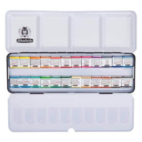 Caja Metálica 24 Acuarelas Horadam Schmincke