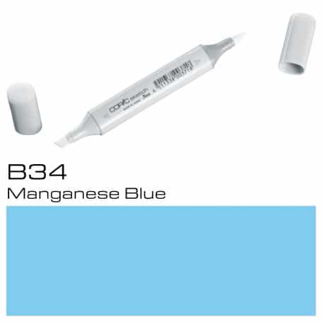 rotulador-copic-sketch-gama-azules-y-verdes-goya-B34-Manganese-Blue