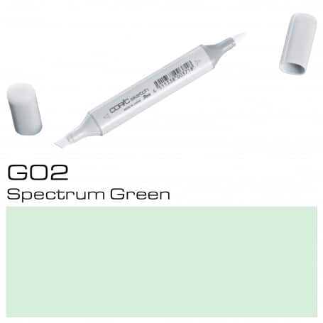 rotulador-copic-sketch-gama-azules-y-verdes-goya-G02-Spectrum-Green