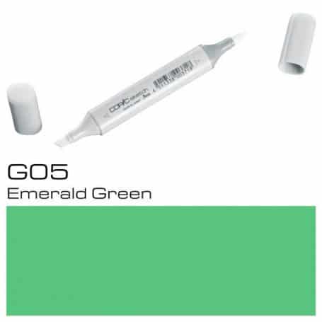 rotulador-copic-sketch-gama-azules-y-verdes-goya-G05-Emerald-Green