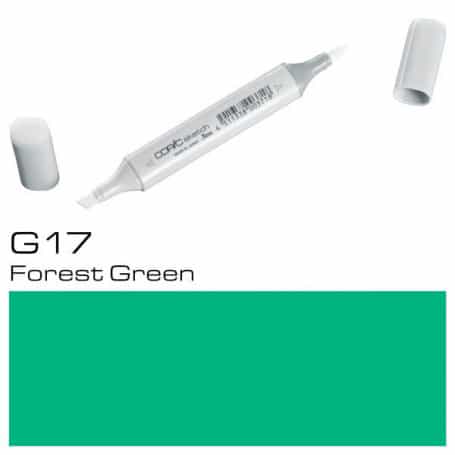rotulador-copic-sketch-gama-azules-y-verdes-goya-G17-Forest-Green