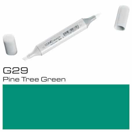 rotulador-copic-sketch-gama-azules-y-verdes-goya-G29-Pine-Tree-Green