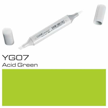 rotulador-copic-sketch-gama-azules-y-verdes-goya-YG07-Acid-Green
