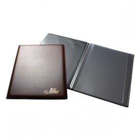 Carpeta Portamenú Negro Folio