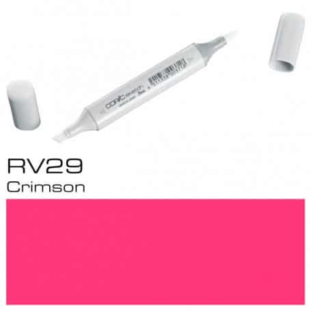 rotulador-copic-sketch-gama-rosas-y-lilas-goya-RV29-Crimson