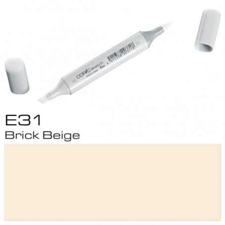 rotulador-copic-sketch-gama-beiges-y-tierras-goya-E31-Brick-Beige