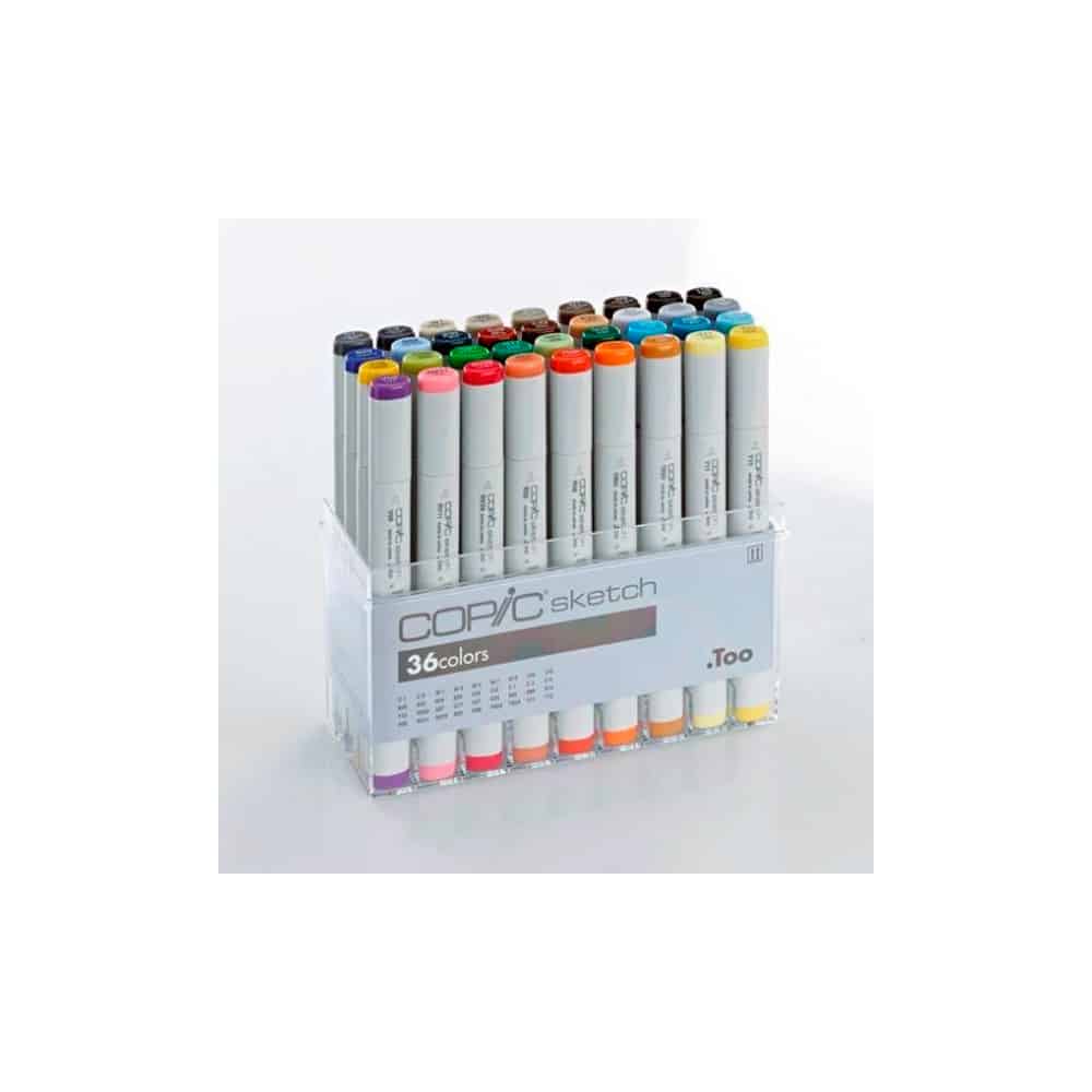 Rotuladores Copic Sketch Set 36 Colores - Rotuladores Copic Sketch - Goya  Virtual