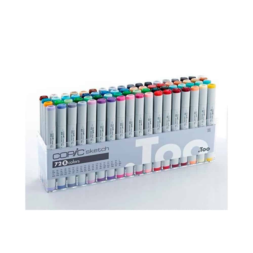 Rotuladores Copic Sketch Set B 72 Colores - Rotuladores Copic Sketch - Goya  Virtual