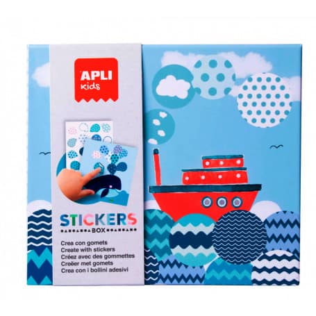 Stickers Caja Temática Apli Kids Barco