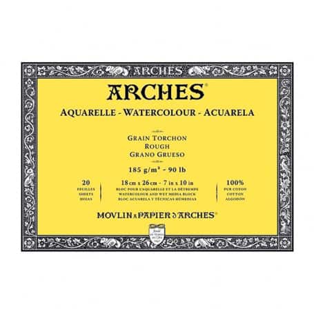 bloc-acuarela-arches-encolado-4-lados-goya-grueso-185-18x26