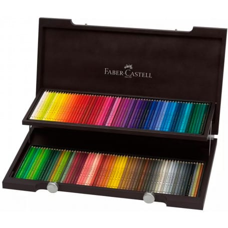 Estuche Madera Lápices Polychromos Faber Castell