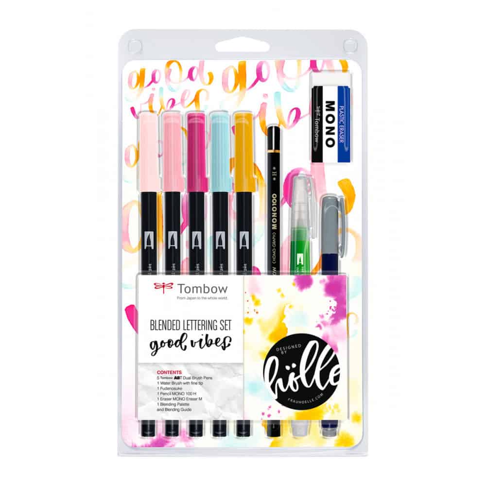 Estuche con 6 rotuladores Tombow Fudenosuke colores pastel - Kit, bolso y  estuche - Los mejores precios