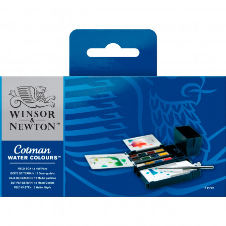 acuarela-cotman-field-box-winsor-and-newton-portátil