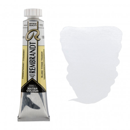 acuarela-rembrandt-tubo-20-ml-serie-1-goya-106-blanco-titanio-transparente