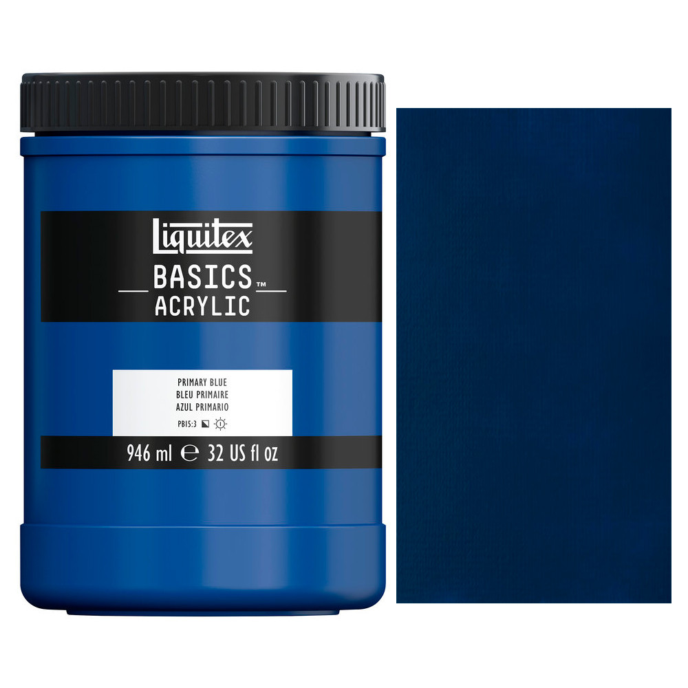 65 Acrilico Basics Liquitex  Pintura Acrilica Brillante en tubo 118 ml. y  bote 946