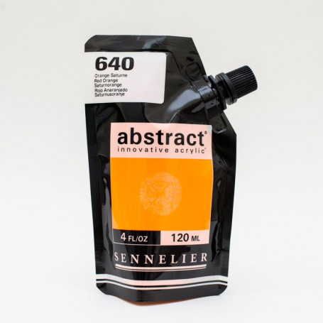 Acrílico Abstract Amarillos, Naranjas Y Rojos 120 ml Sennelier