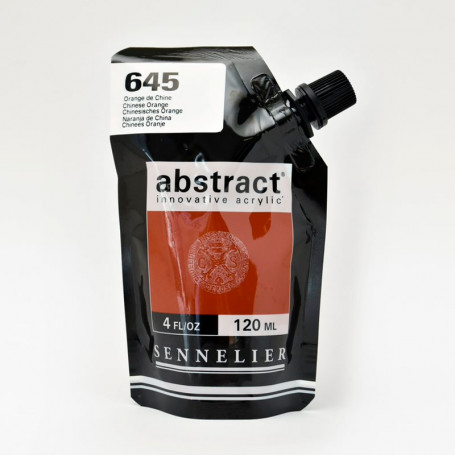 Acrílico Abstract Amarillos, Naranjas Y Rojos 120 ml Sennelier