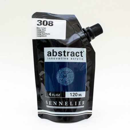 Acrílico Abstract Azules y Verdes 120 ml Sennelier