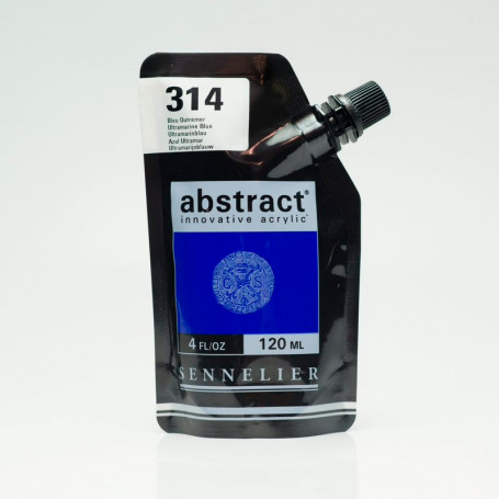 Acrílico Abstract Azules y Verdes 120 ml Sennelier