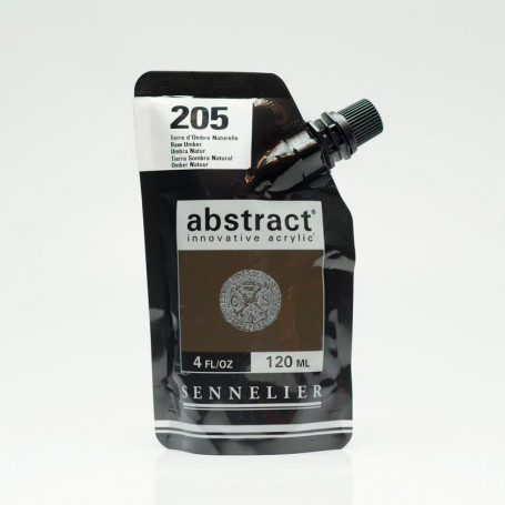 Acrílico Abstract Blancos, Negros y Tierras 120 ml Sennelier