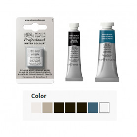 Acuarela Professional Blancos, Grises y Negros Winsor & Newton