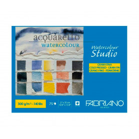 Bloc Acquarello Watercolour Studio 27x35 cm Fabriano