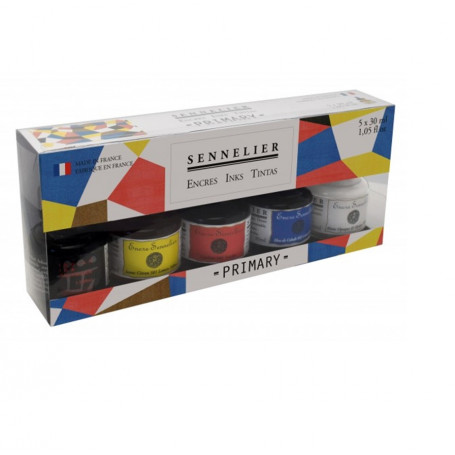 Set Tinta 5 Colores x 30 ml Sennelier