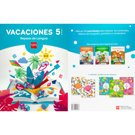 Vacaciones 5 Educación Primaria Editorial SM