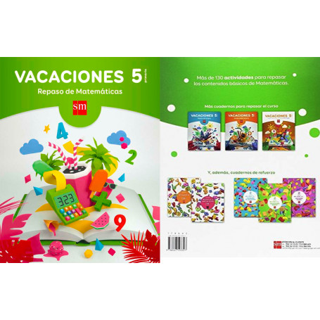 Vacaciones 5 Educación Primaria Editorial SM