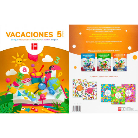 Vacaciones 5 Educación Primaria Editorial SM