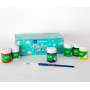 Set Pintura Tela 6 Colores La Pajarita