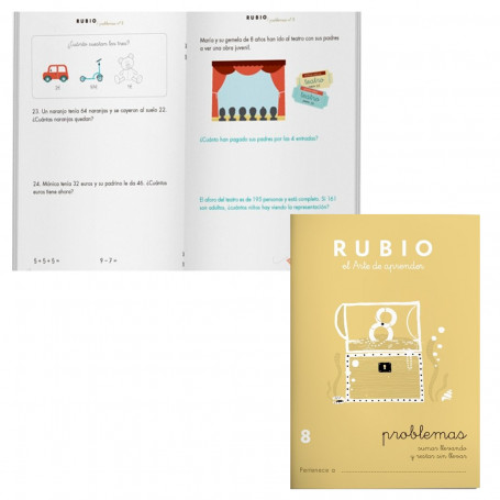 Cuadernos Escritura, Operaciones y Problemas 6 Años Rubio