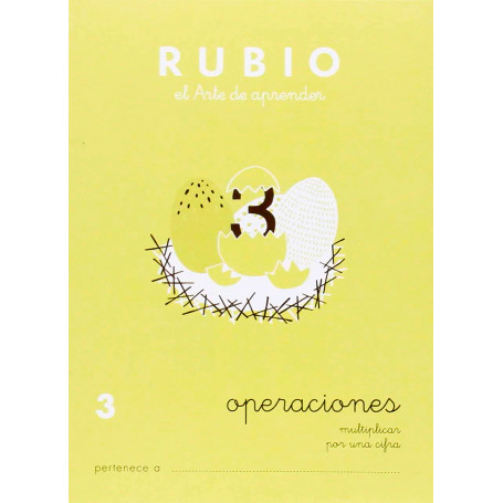 Cuadernos Escritura, Operaciones y Problemas 7 Años Rubio