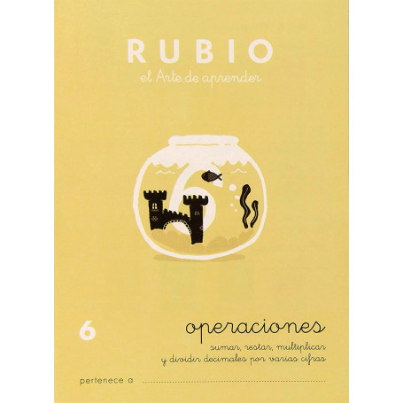 Cuadernos Escritura, Operaciones y Problemas 10 Años Rubio