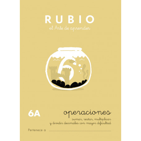 Cuadernos Escritura, Operaciones y Problemas 11 Años Rubio