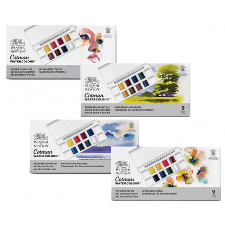 Set Temático Bolsillo Acuarela Cotman Winsor & Newton