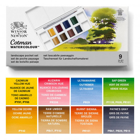 Set Temático Bolsillo Acuarela Cotman Winsor & Newton