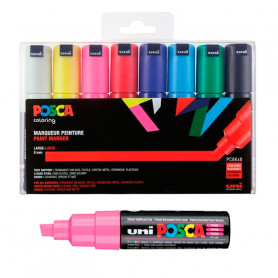 Pack 8 rotuladores Posca 1M - Colores básicos - Three Feelings