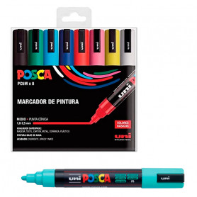 set-posca-8-colores-pc-5m-goya