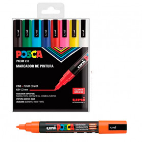 Set Posca 8 colores PC-3M