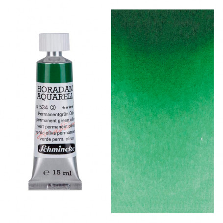 acuarela-horadam-azules-y-verdes-tubo-15-ml-schmincke-goya-534-verde-permanente-oliva