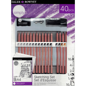 Set Esbozo 40 Piezas Daler Rowney