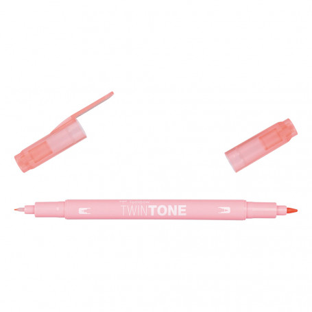 Material Bellas Artes-Dibujo-Rotulador Tombow Peach doble punta pincel